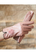 Women Thick Velvet Casual Warm Leather Winter Gloves