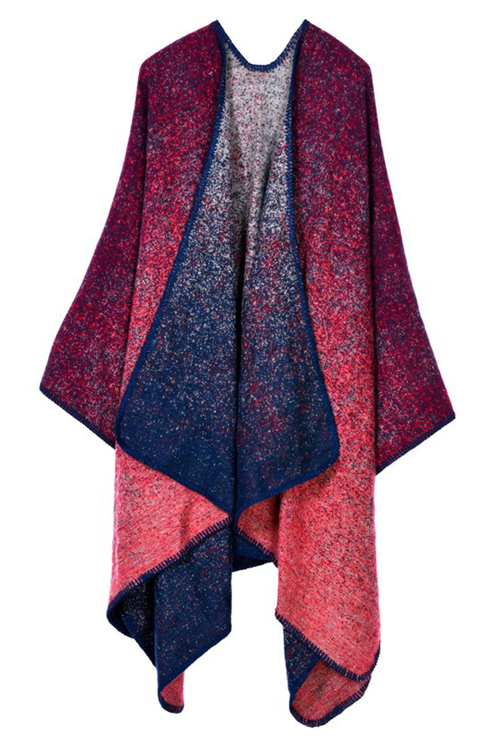 Women Geometric Printed Warm Shawl