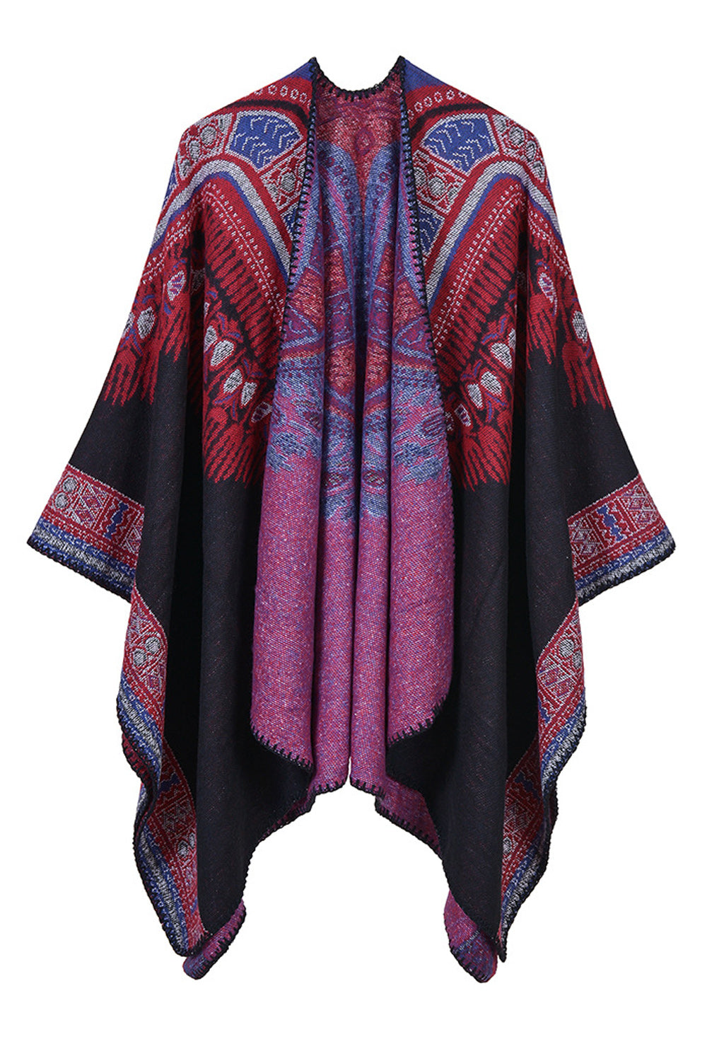 Women Thick Printed Warm Cashmere Shawl