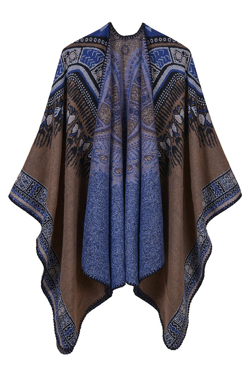 Women Thick Printed Warm Cashmere Shawl