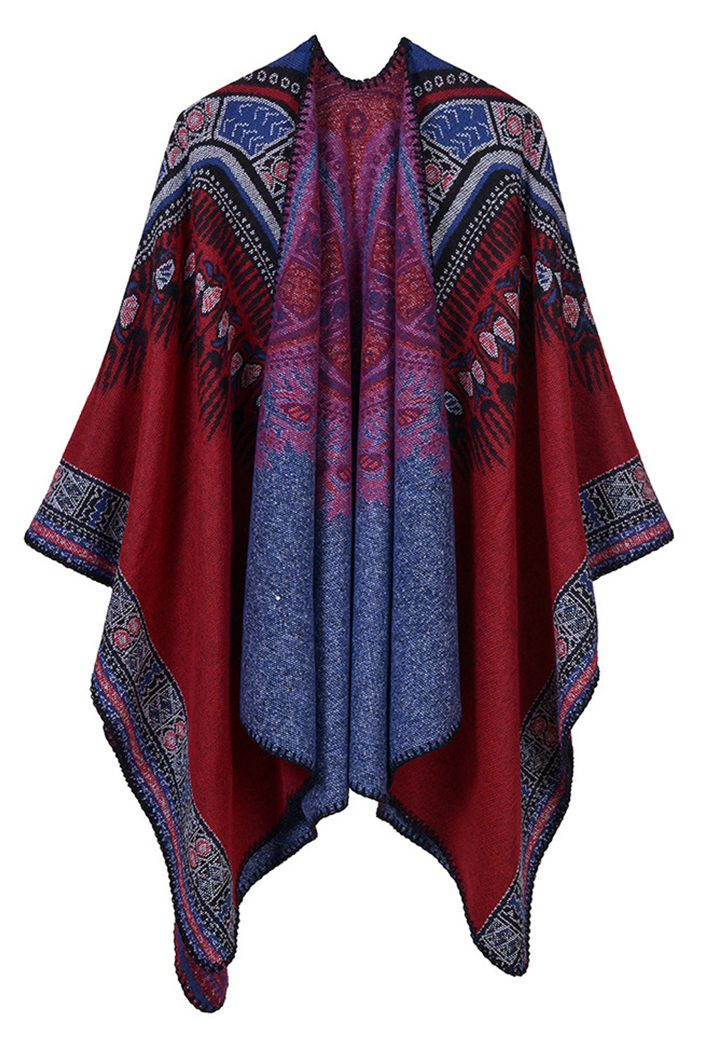 Women Thick Printed Warm Cashmere Shawl