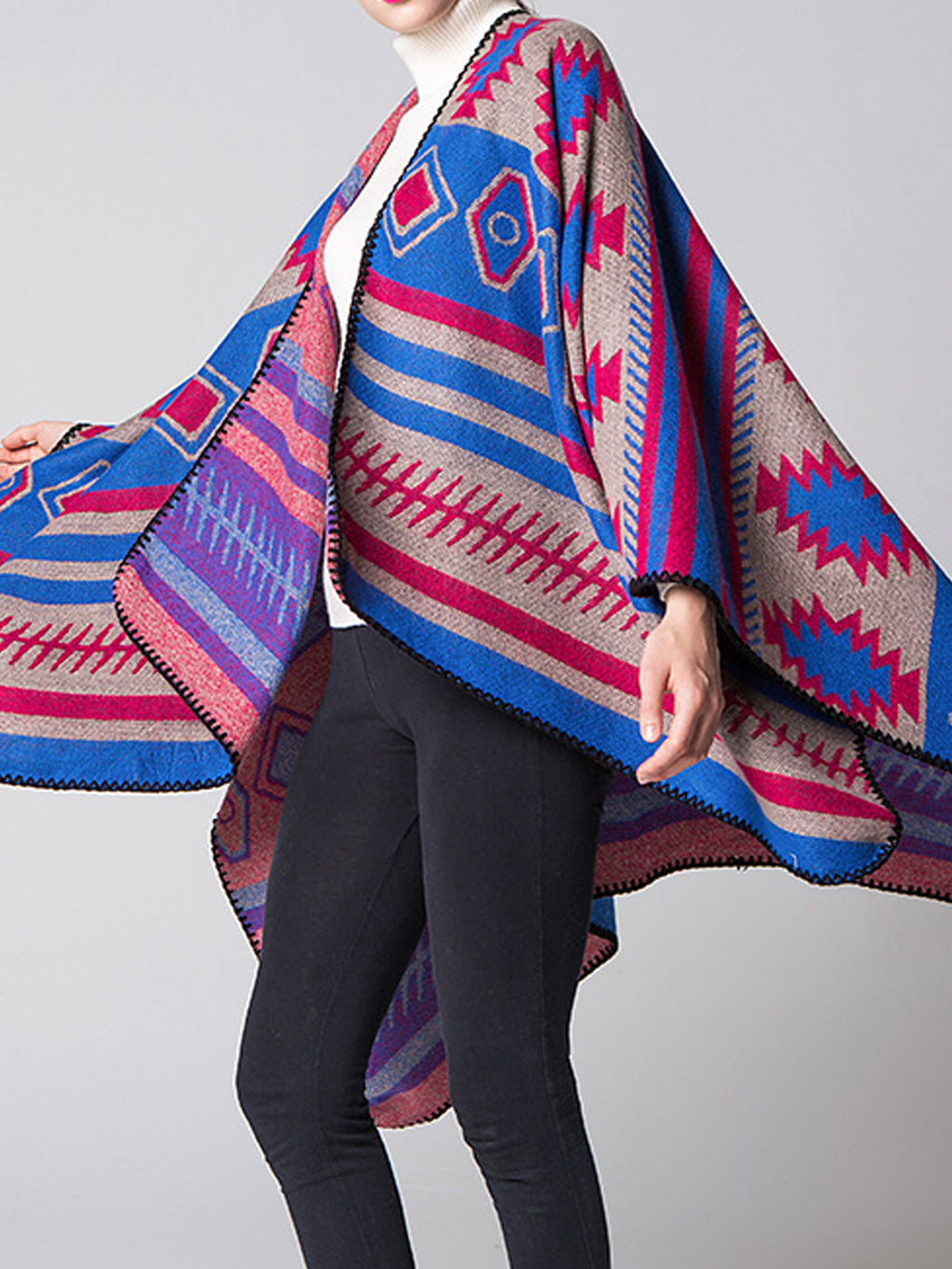 Women Fashion Printed Thick Cashmere Shawl