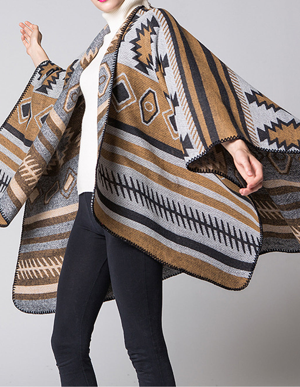 Women Fashion Printed Thick Cashmere Shawl