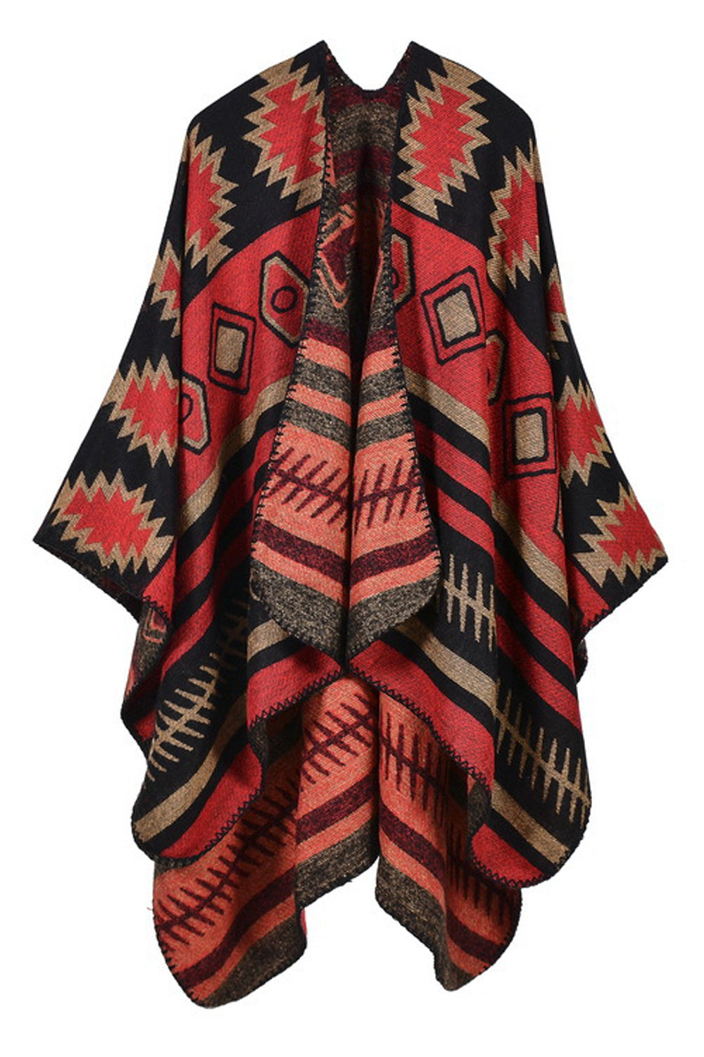 Women Fashion Printed Thick Cashmere Shawl