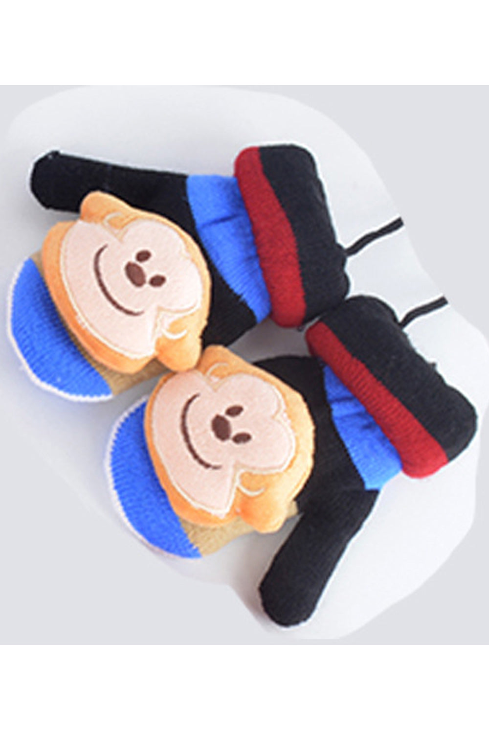 Pack of 2 - Kids Sweet Cartoon Knitted Winter Gloves - Any 2 Available Colors