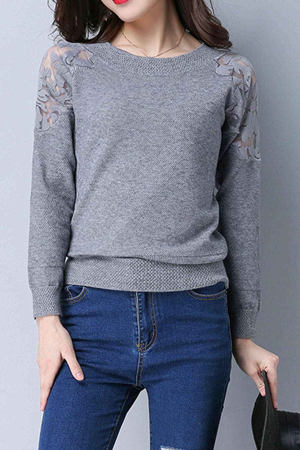 Women Solid Colored High Neck Stylish Sweater