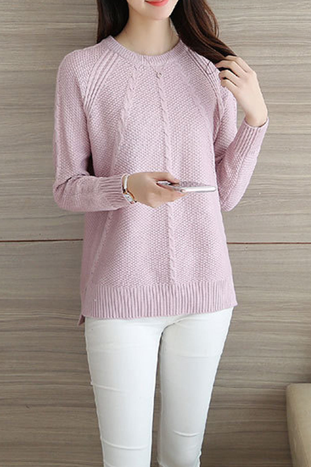 Women Thick Long Sleeve Thick Winter Sweater