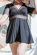 Women Thin Skirt Styled Breathable Solid Pattern Comfy Beach Dress