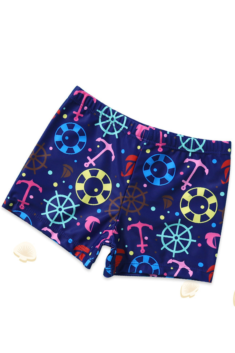 Kids Boys Modern Printed Style Easy Elasticated Waist Loose Swimwear Shorts