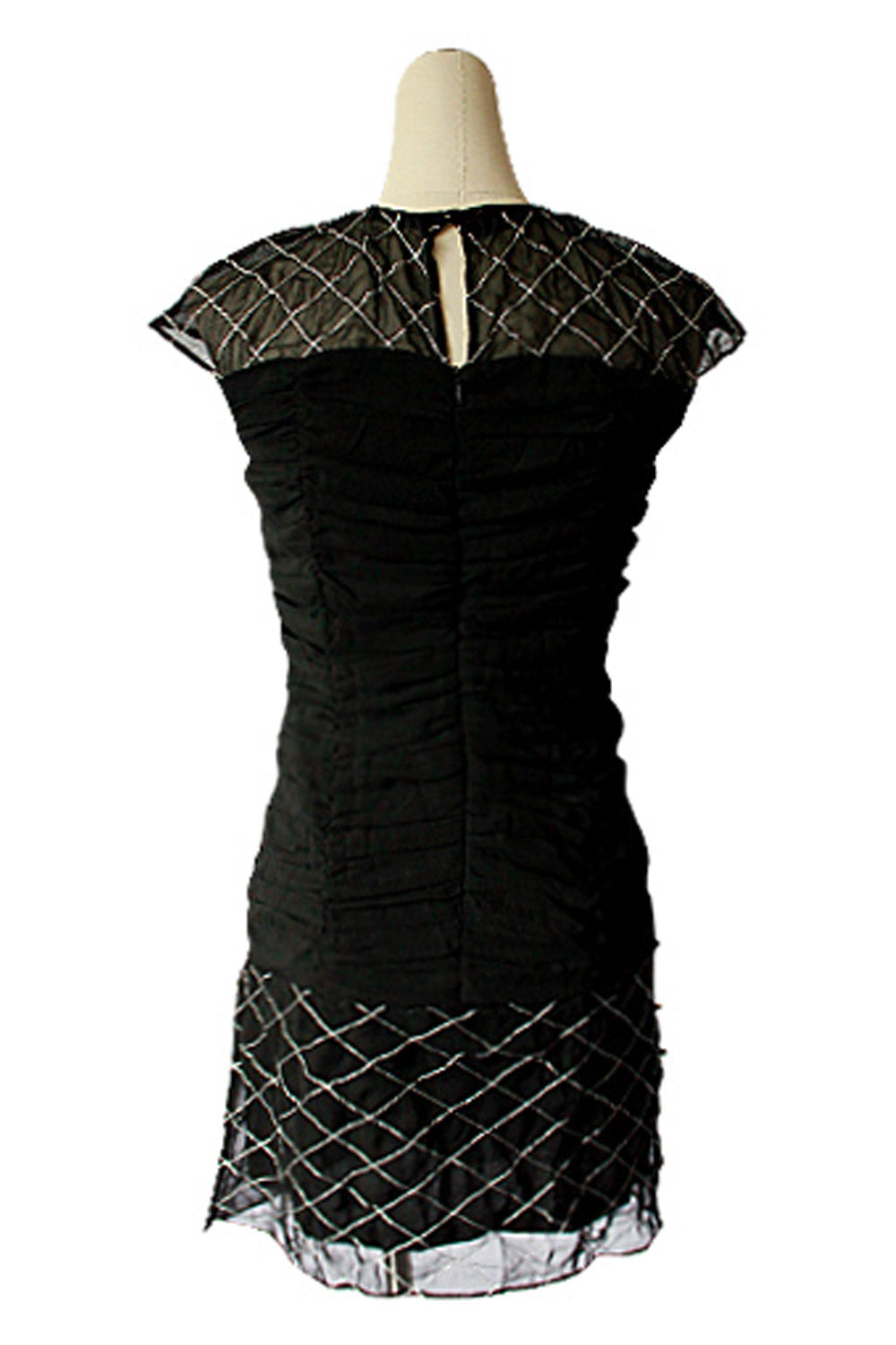 Women Decorated Sleeveless Pretty Short Dress