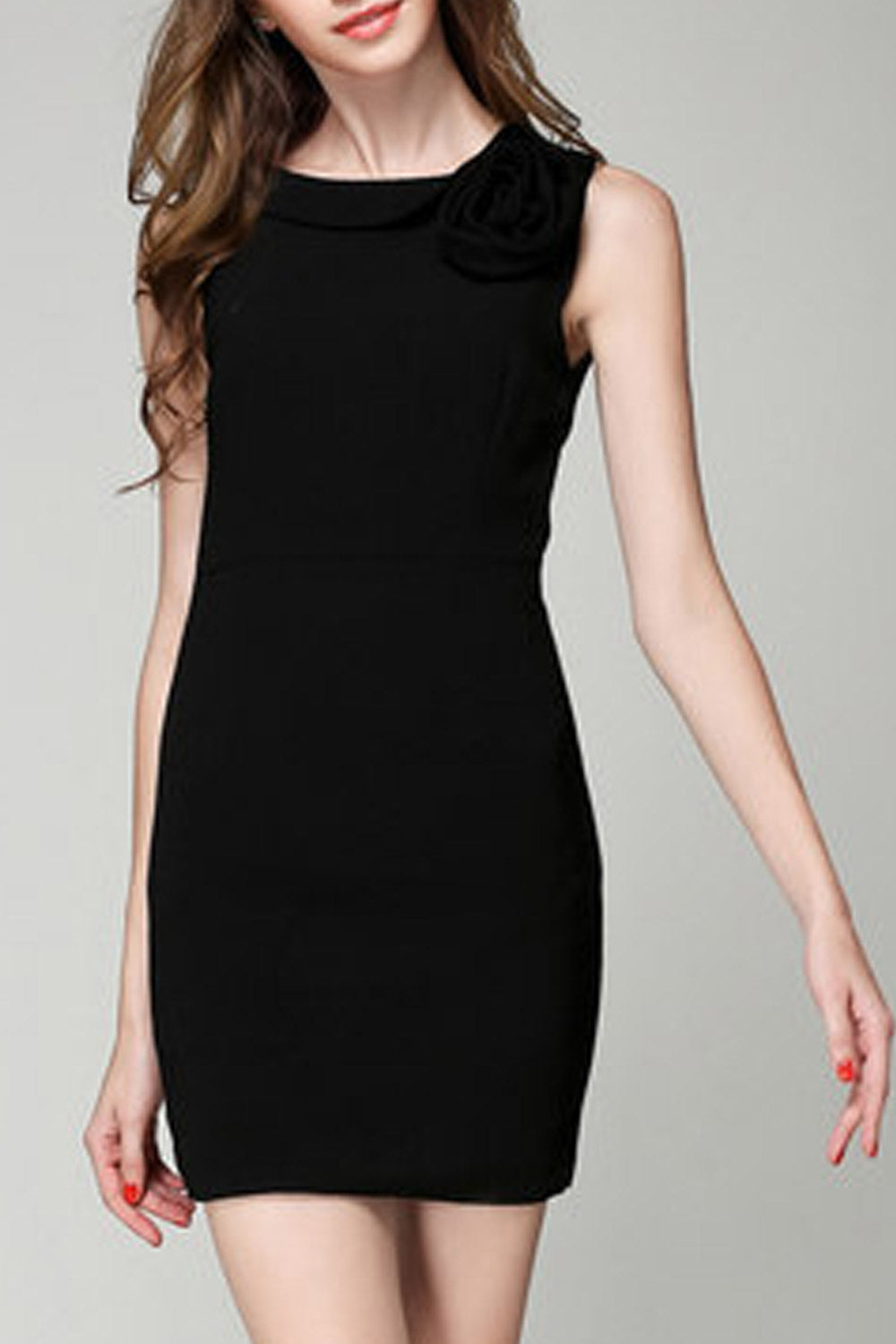 Women High Neck Slim Elegant Dress
