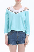 Women Cold Shoulder Slim Fashion Top
