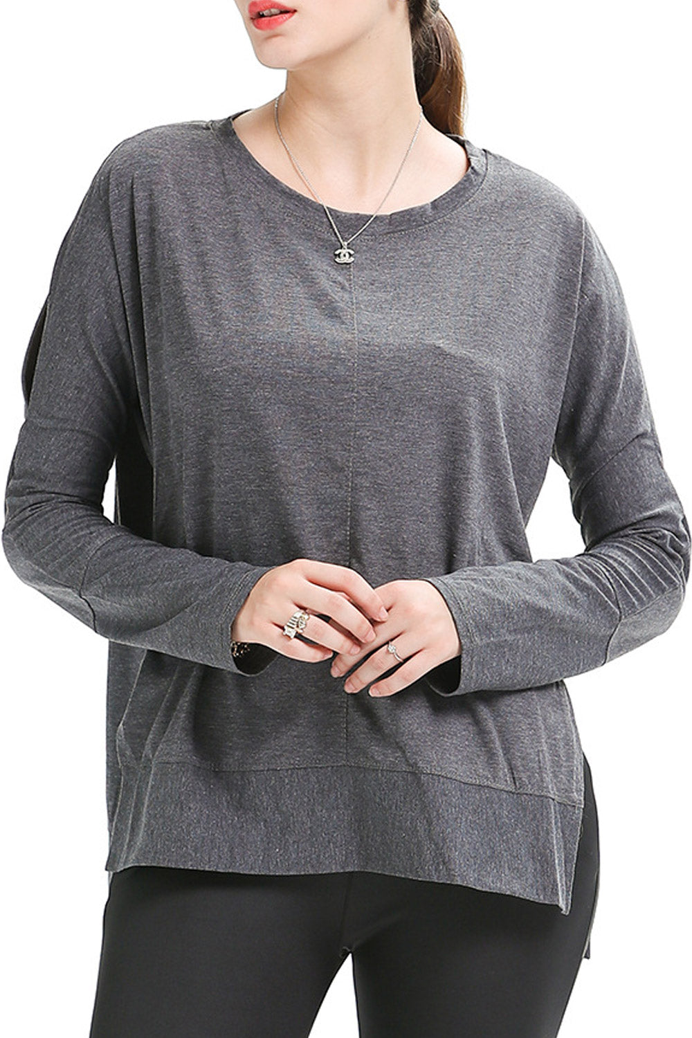 Women Cold Shoulder Long Sleeved Top