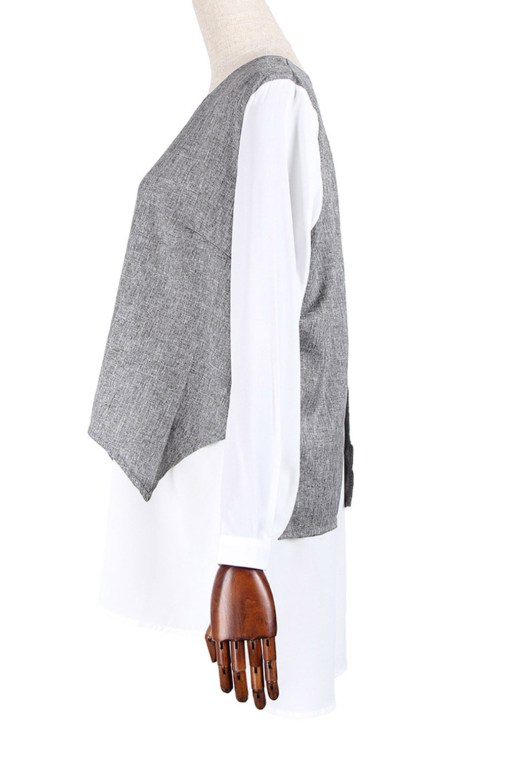 Women Round Neck Loose Elegant Top