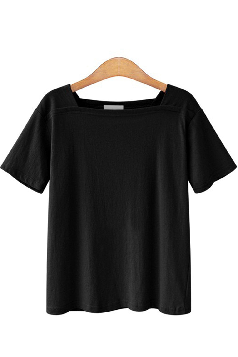 Women Square Neck Flexible Casual Top