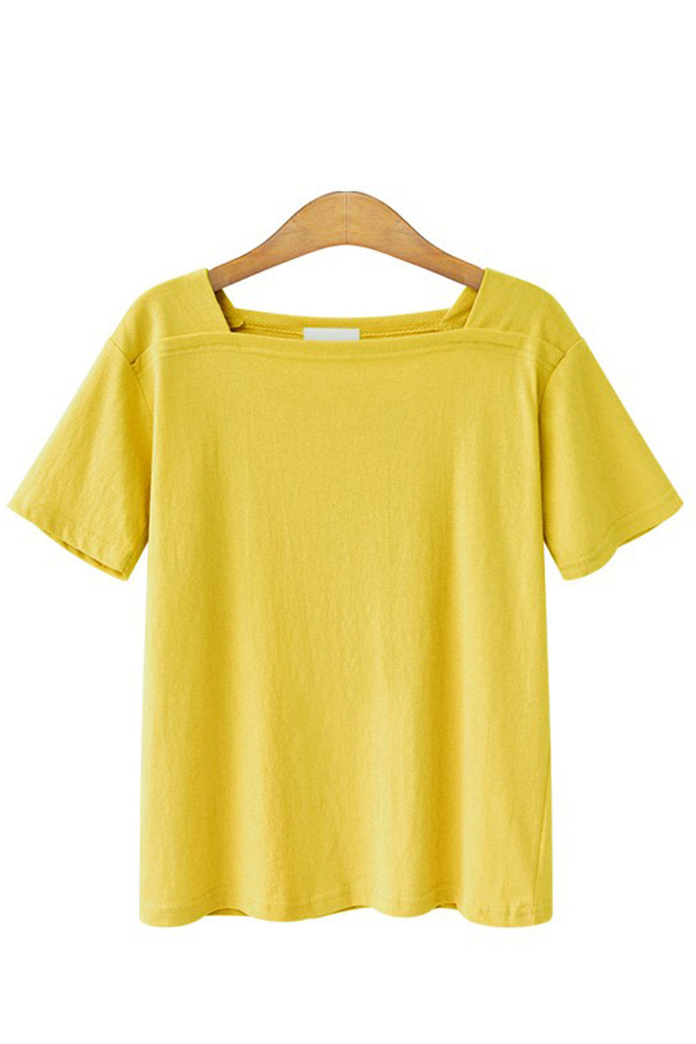 Women Square Neck Flexible Casual Top