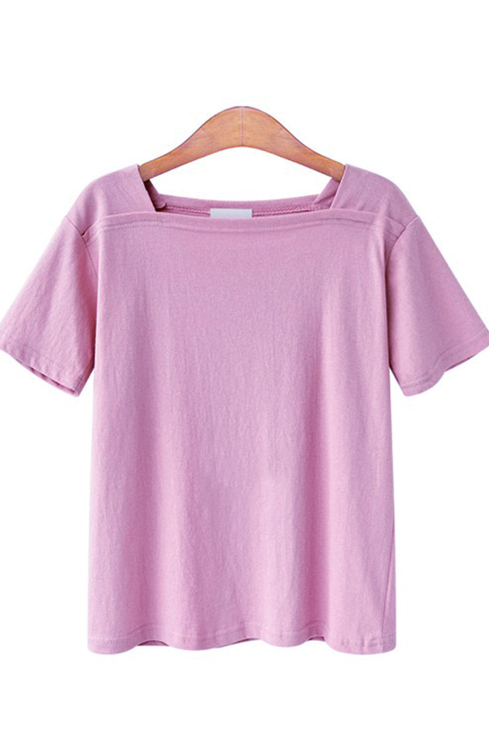 Women Square Neck Flexible Casual Top