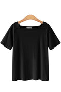 Women Square Neck Flexible Casual Top