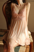 Women Splendid Solid Colored Relax & Easy Straped Shoulder Summer See Through Night Wear Lingerie