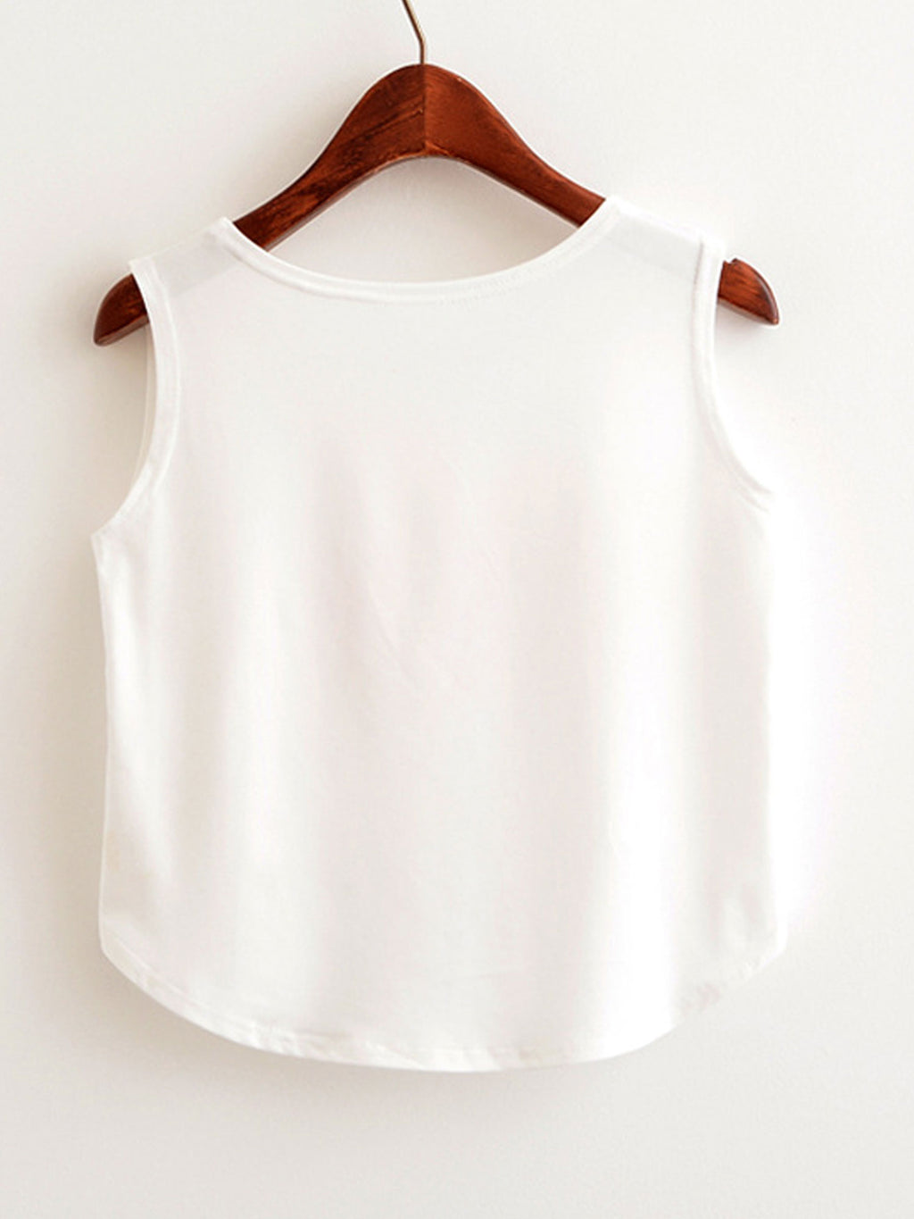 Women Printed Round Neck Casual Camisole Top