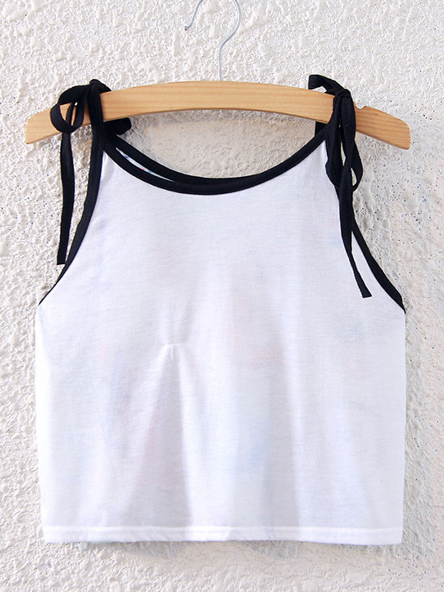 Women Tie Straps Printed Summer Camisole Top