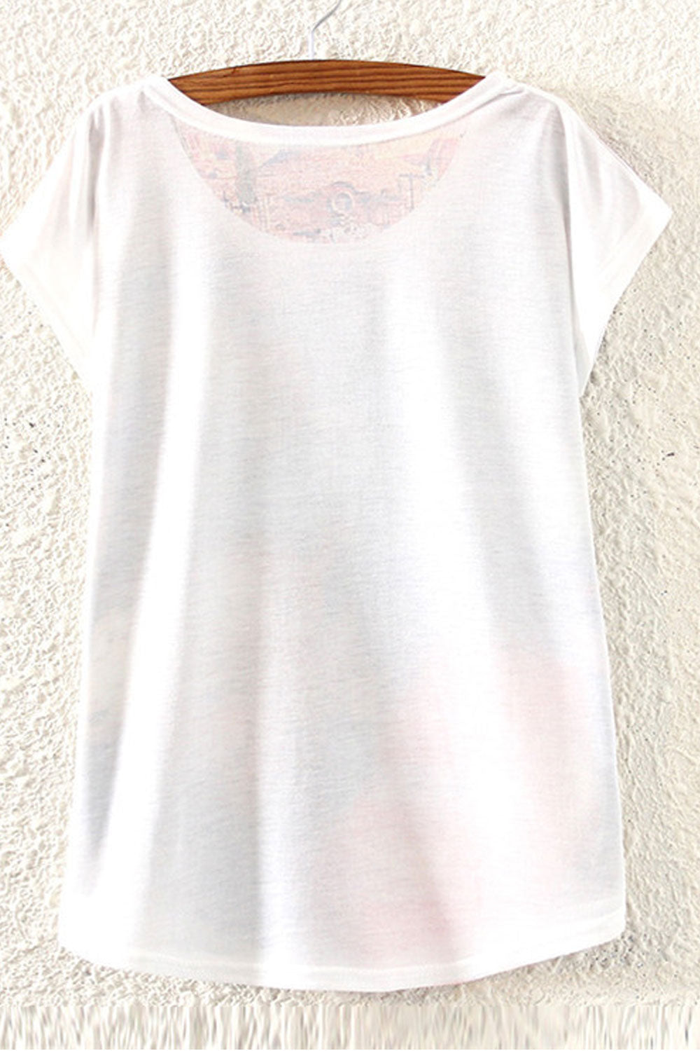 Women Comfortable Printed Pattern Loose Casual T-Shirt