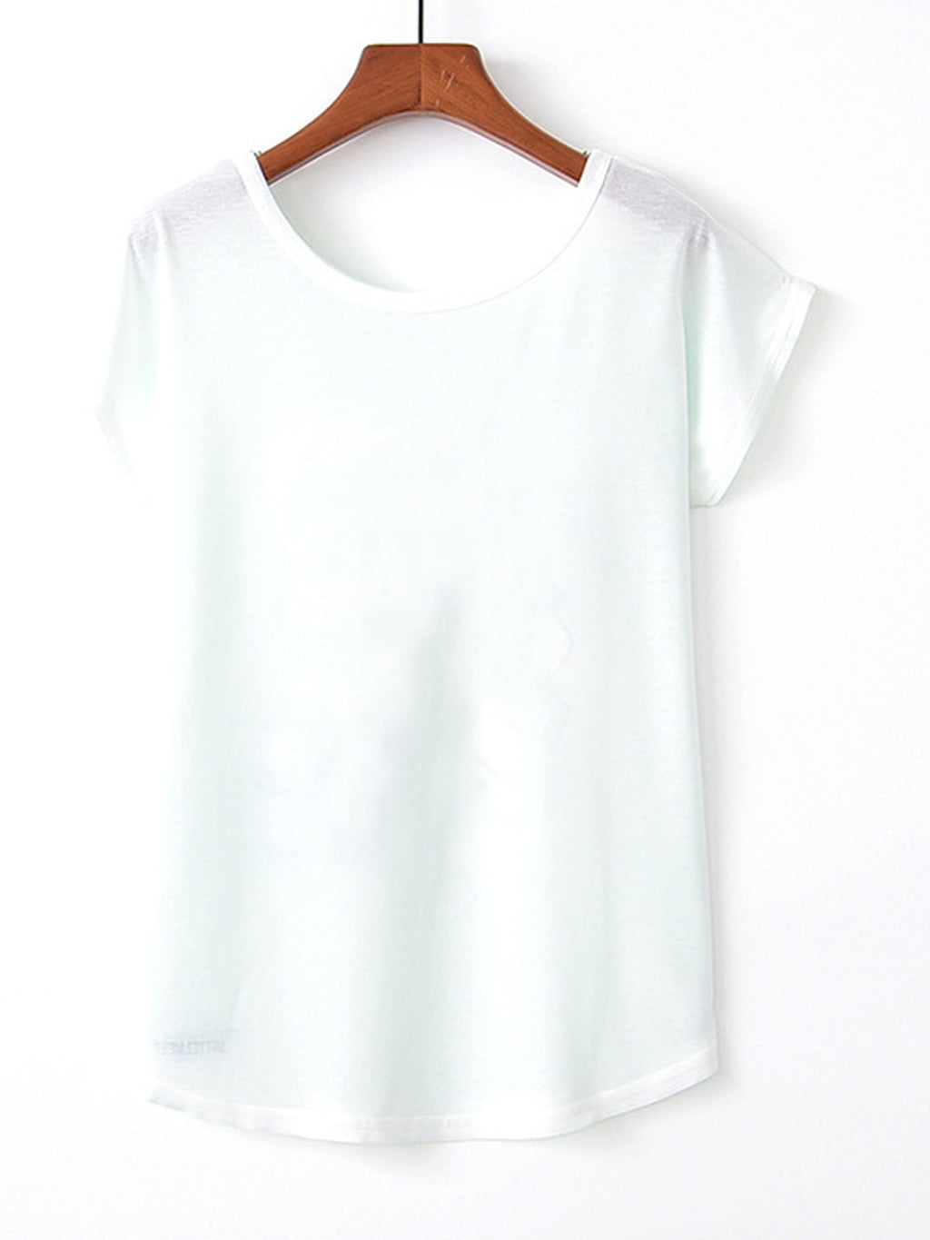 Women Leaf Printed Soft Feel Elegant Summer T-Shirt