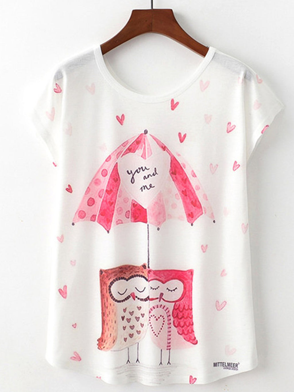 Women Cool & Calm Round Neck Summer T-Shirt