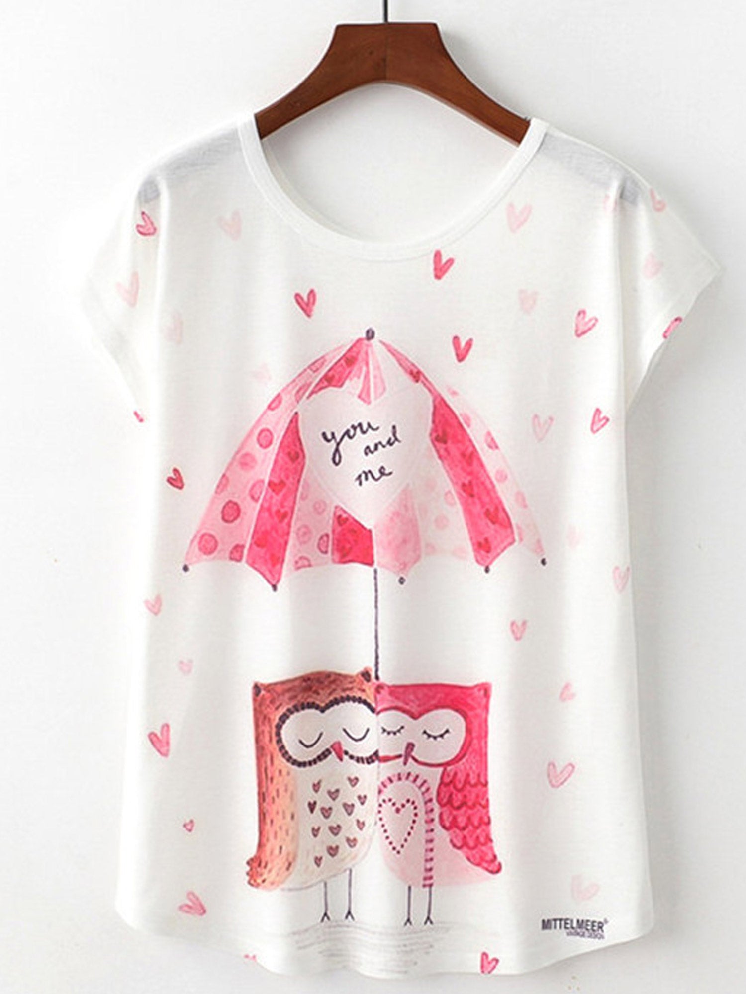 Women Cool & Calm Round Neck Summer T-Shirt