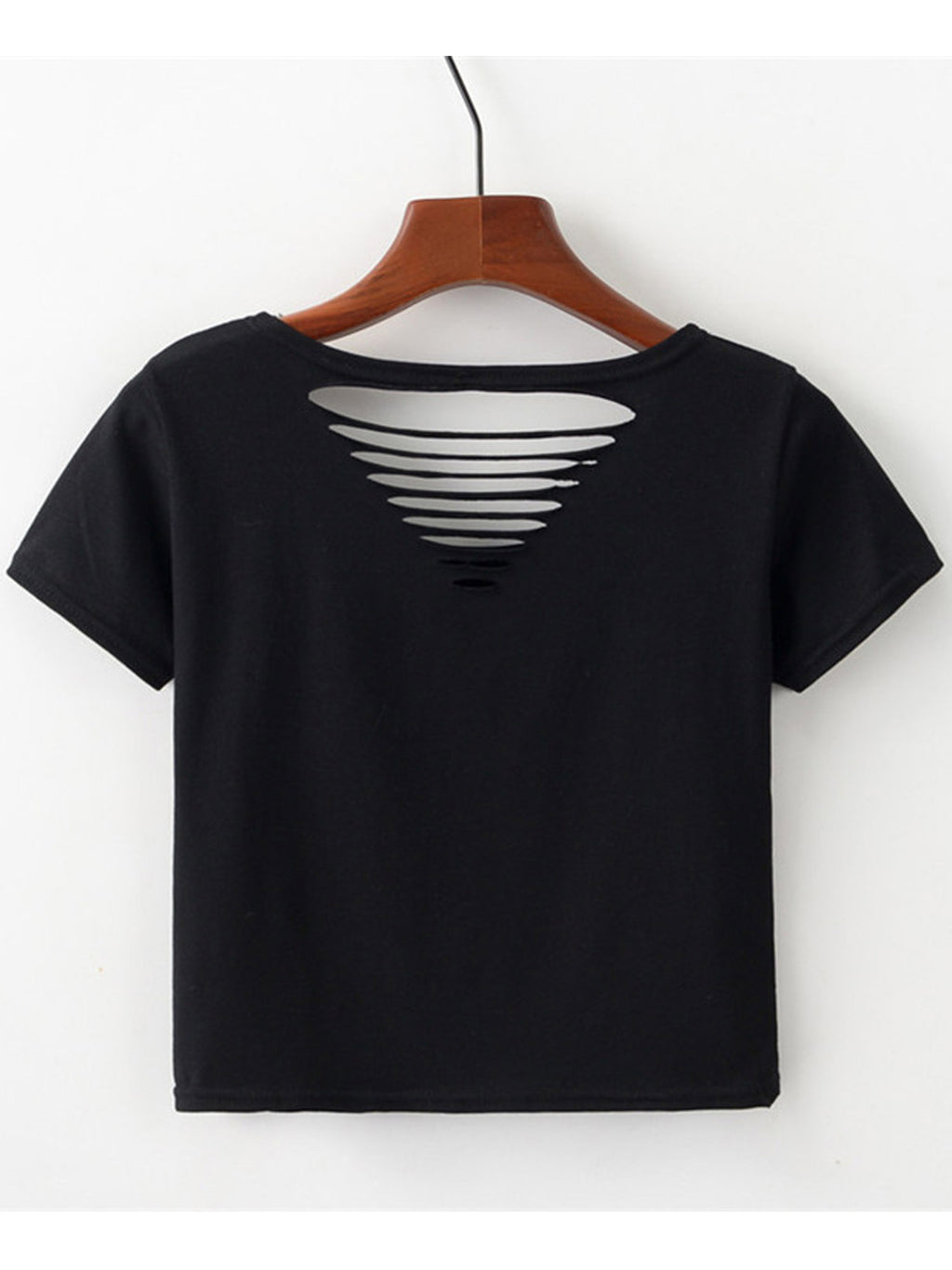 Women Lips Printed Short Sleeved Casual T-Shirt
