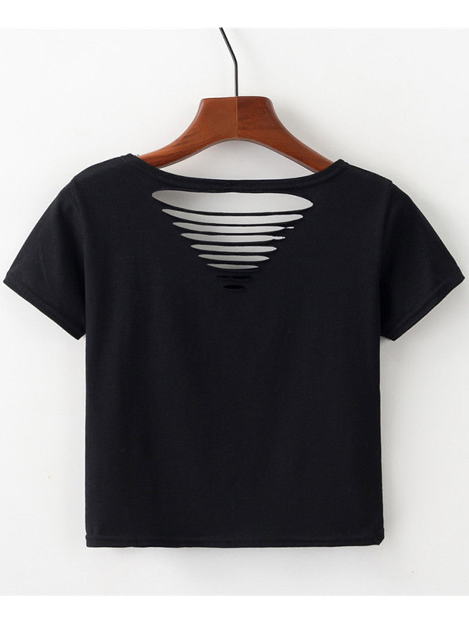Women Lips Printed Short Sleeved Casual T-Shirt