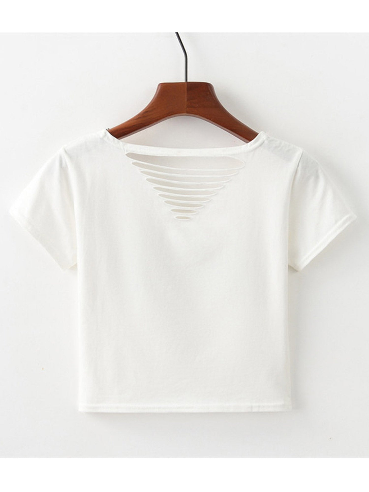 Women Lips Printed Short Sleeved Casual T-Shirt