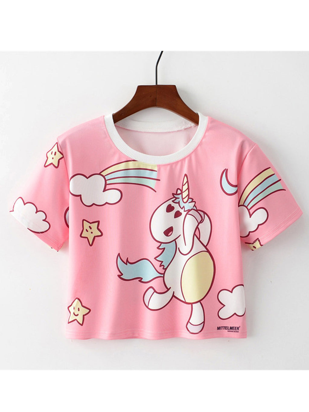 Women Cartoon Printed Summer Fashion T-Shirt