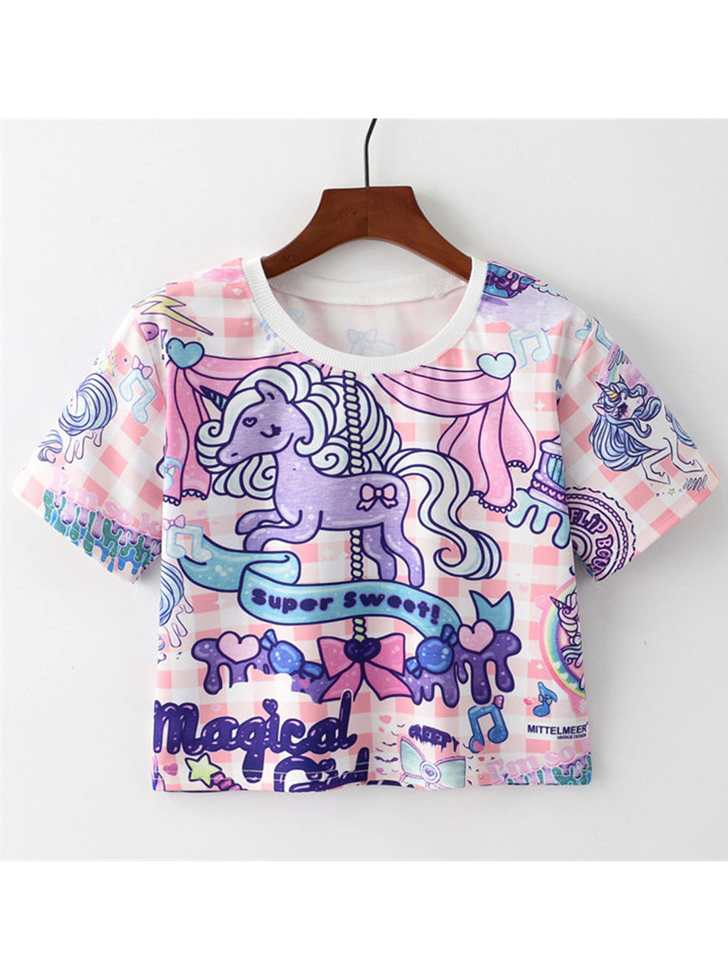 Women Printed Loose Short Sleeve Fashion T-Shirt