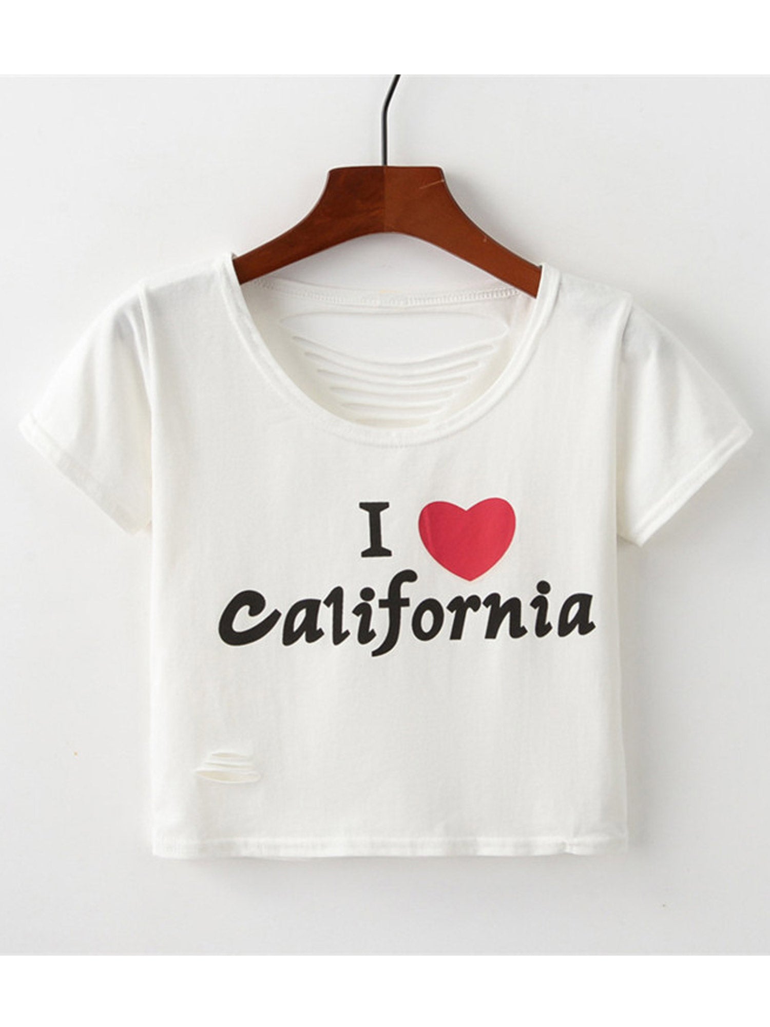 Women Letter Printed Summer Fashion Loose Top