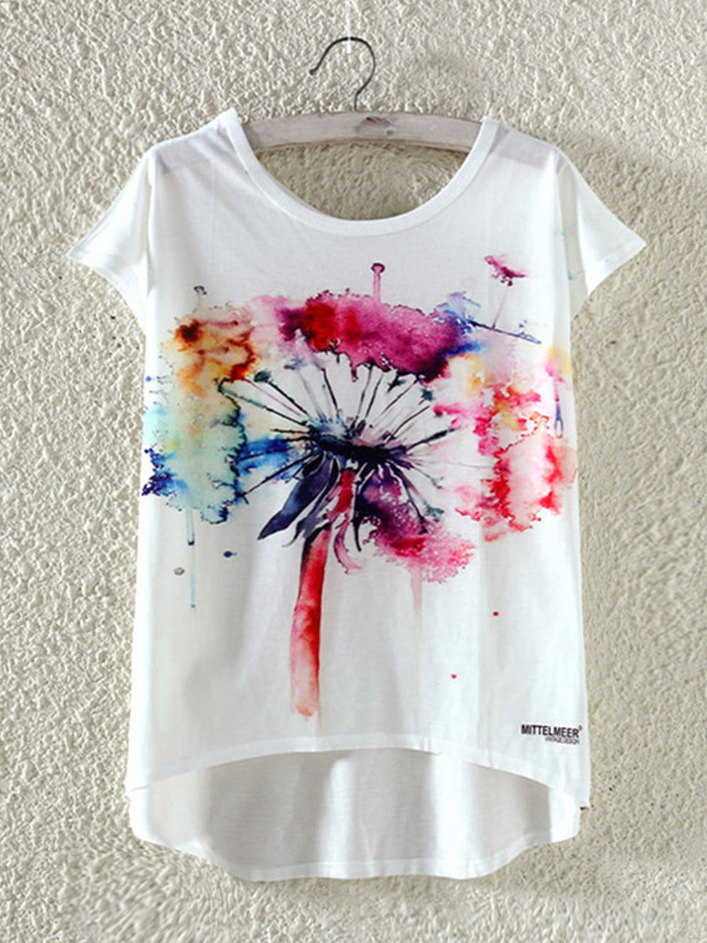 Women Irregular Loose Summer Fashion T-Shirt