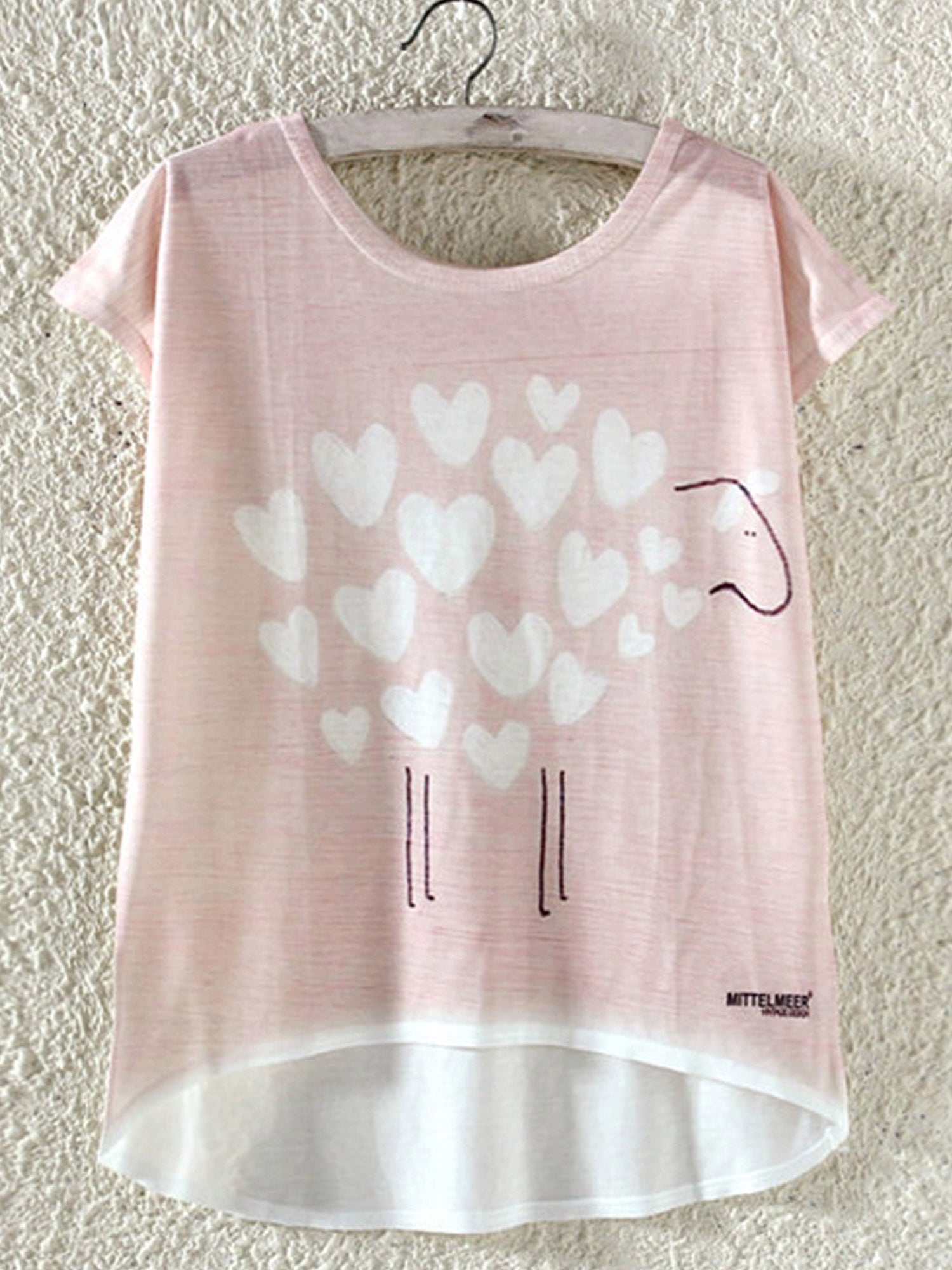 Women Cute Comfortable Material Summer T-Shirt