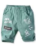 Toddlers Side Pockets Elasticated Printed Shorts