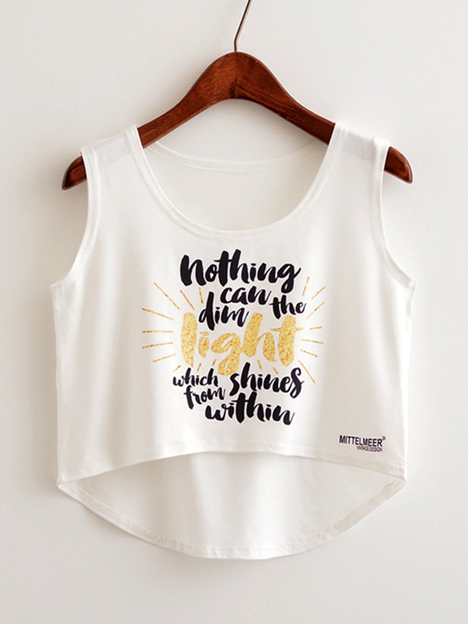 Women Printed Design Sleeveless Stylish Summer Top