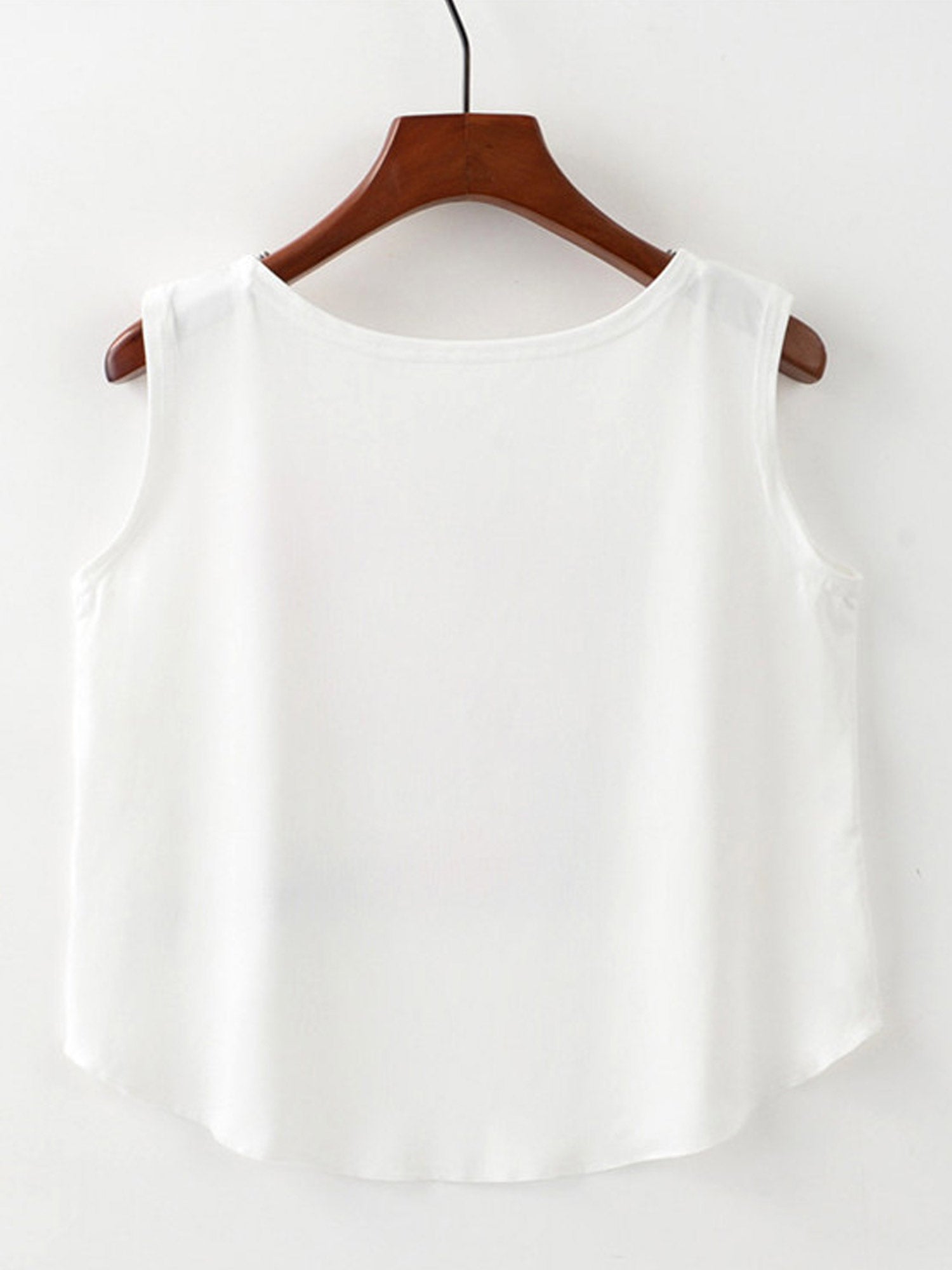 Women Heart Printed Cute Irregular Summer Top