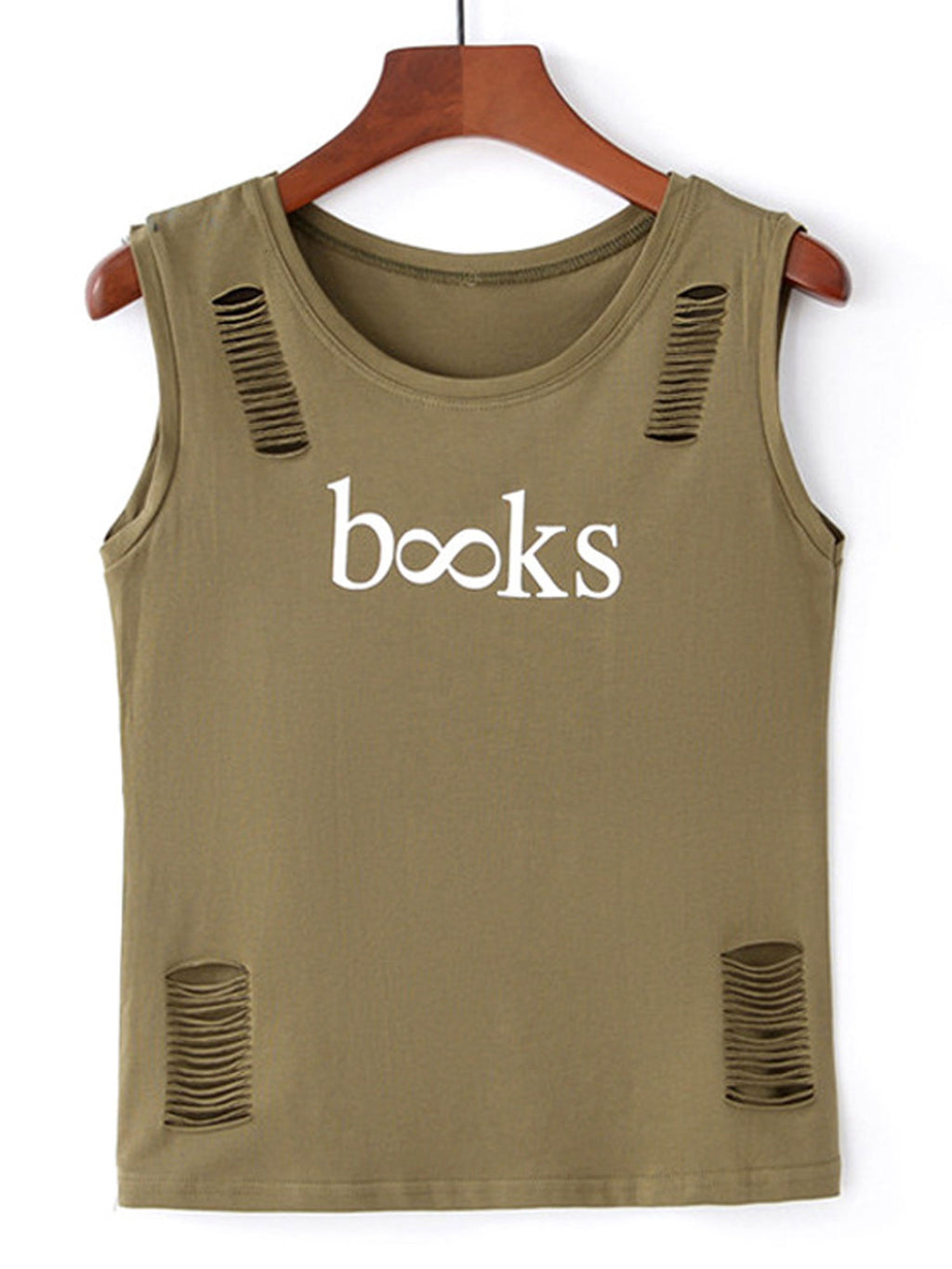 Women Graphic Design Sleeveless Slim Top