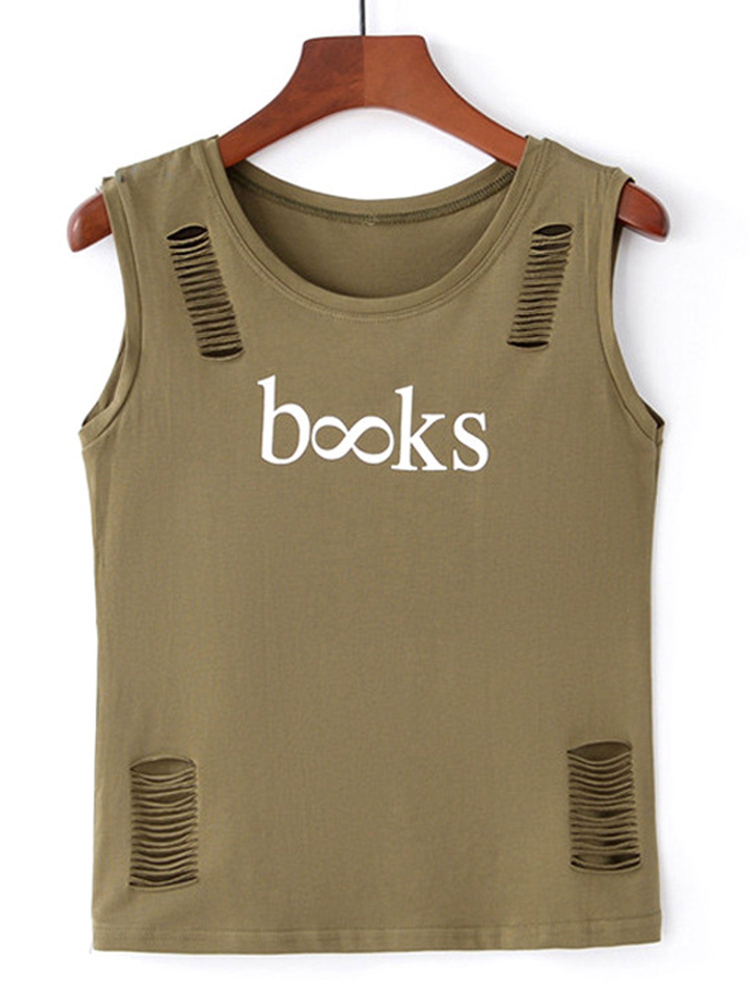 Women Graphic Design Sleeveless Slim Top