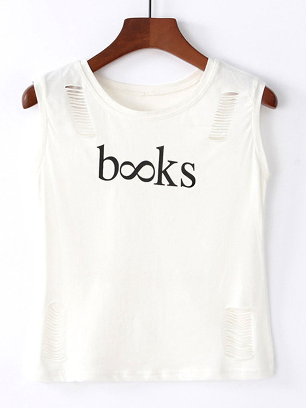 Women Graphic Design Sleeveless Slim Top