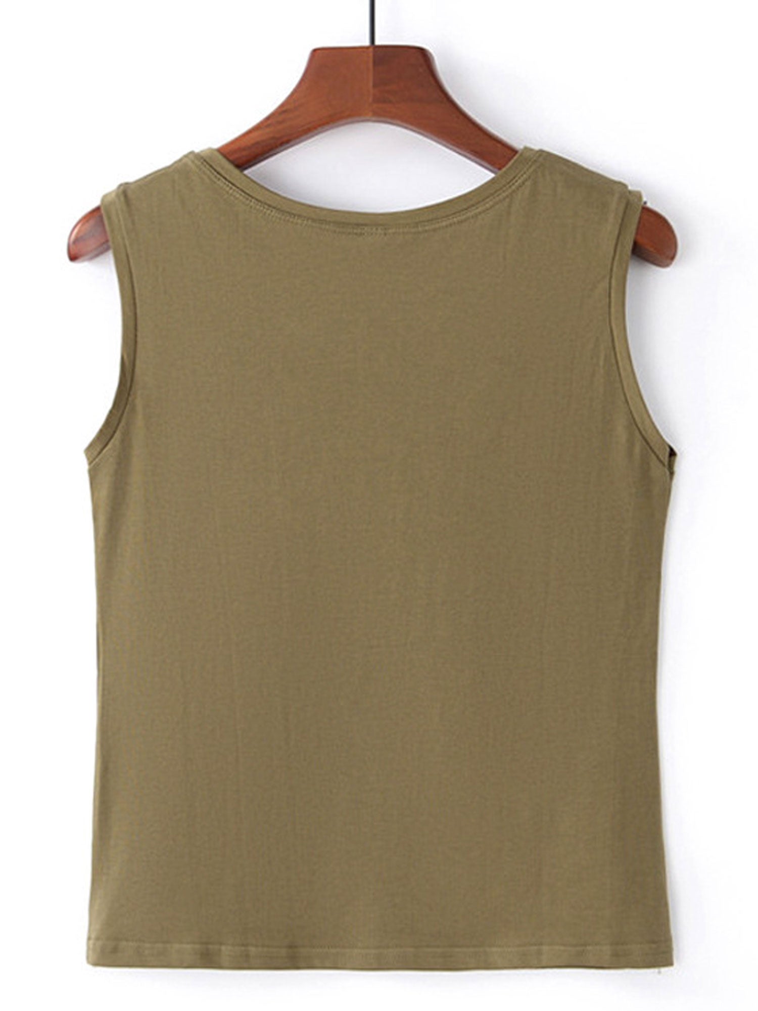 Women Graphic Design Sleeveless Slim Top