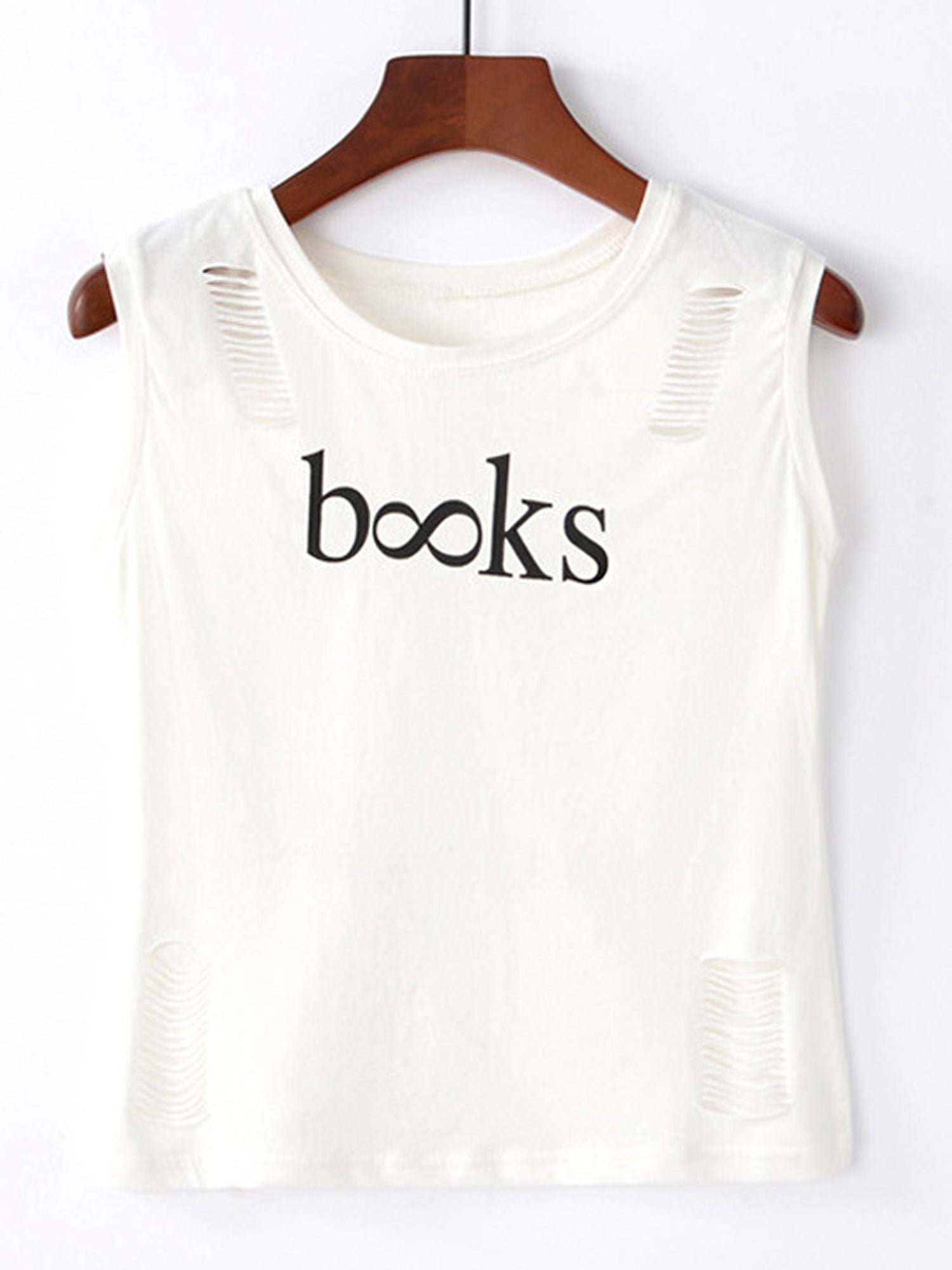 Women Graphic Design Sleeveless Slim Top