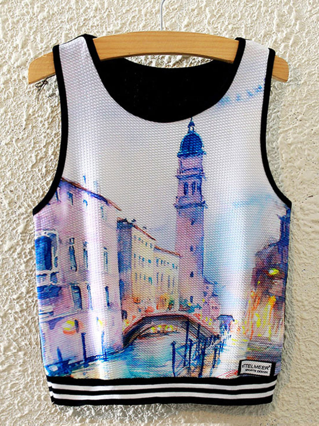 Women Fashion Summer Round Neck Casual Top