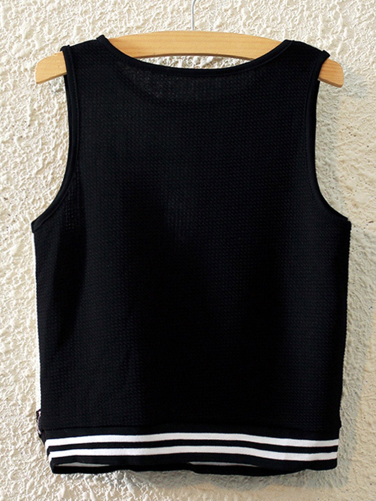 Women Printed Leaves Sleeveless Summer Top