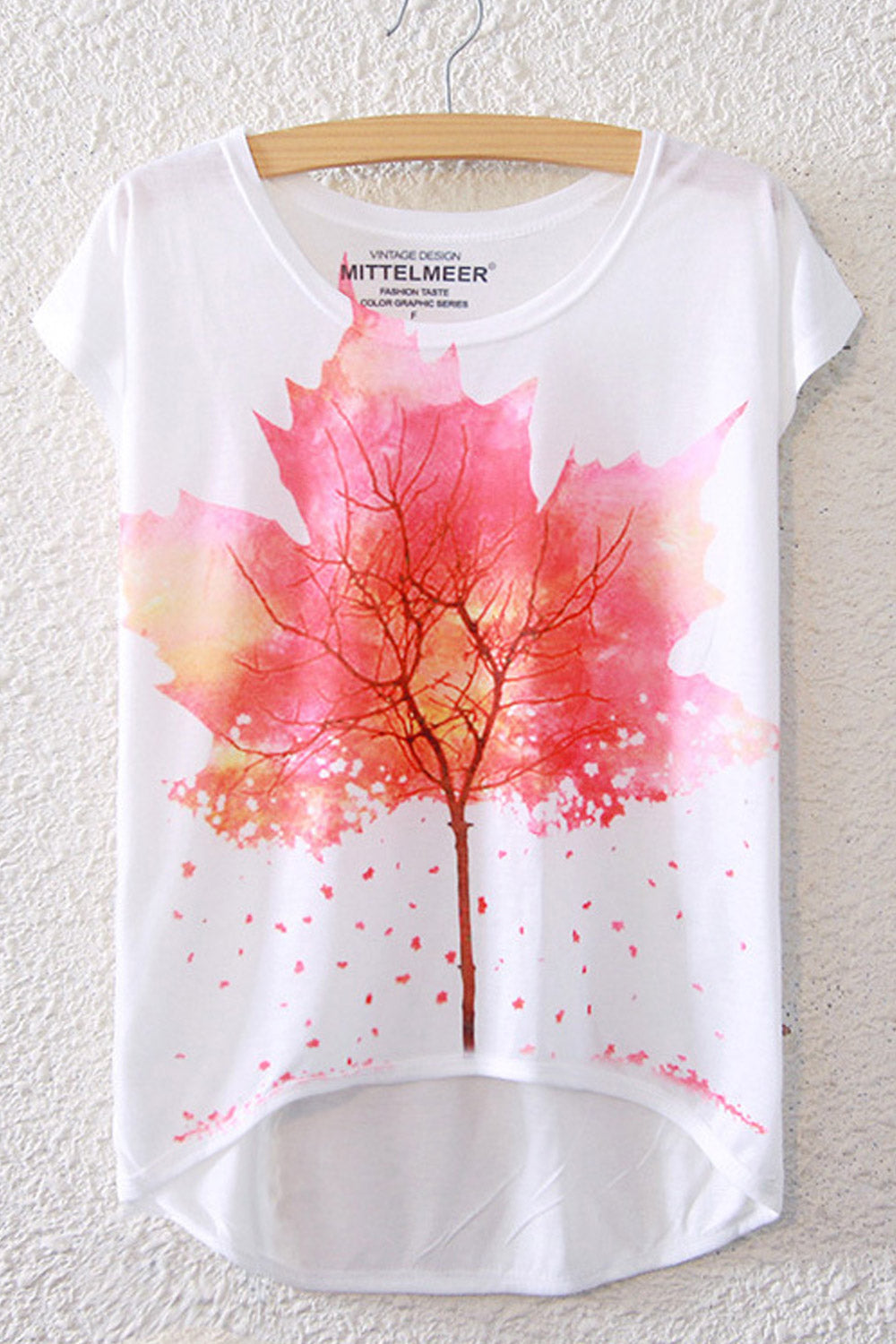 Women Elegant Design Irregular Casual Shirt