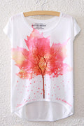 Women Elegant Design Irregular Casual Shirt