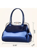 Women Vertical  Square Solid Colored Handbag